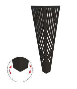 Мебельная опора для стола TL 32.41126 - TL 32.41127